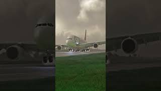 A380 landing On Chabua Air Force Station [upl. by Etsirhc]