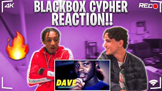 AMERICANS REACT TO DAVE  BLACKBOX CYPHER [upl. by Hurleigh]