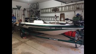 DeWinterization 2004 NITRO 640 LX Bass Boat wMERCURY Force 60 HP amp Tune Up for 2020 Fishing Season [upl. by Aicelet]