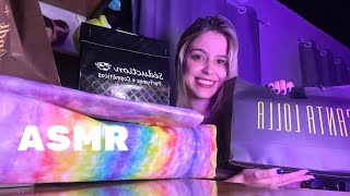 ASMR ABRINDO MEUS PRESENTES DE ANIVERSARIO [upl. by Rothstein]