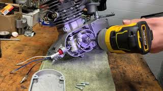 How to install a pull starter on a 80cc motorized bike [upl. by Leak]