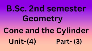 Part3 Equation of a cone whose vertex is at origin [upl. by Kciwdahc]