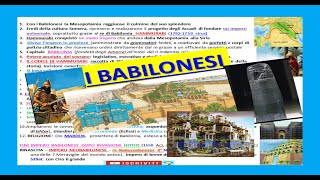 🔵 I BABILONESI  3  civiltà della Mesopotamia  Geostoria 1° superiore [upl. by Sharos78]