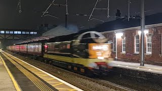 55022 Royal Scots Grey belting through Grantham Station  26th November 2023 [upl. by Beach]