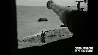 RARE Omaha Beach  bunkers et épaves en 1946 [upl. by Adnalro363]