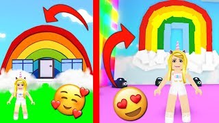 I Bought A HUGE RAINBOW MANSION In Adopt Me Roblox [upl. by Deloris]