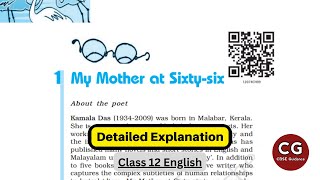 A Complete Guide to My Mother at SixtySix  CBSE Class 12 English Literature [upl. by Hightower]