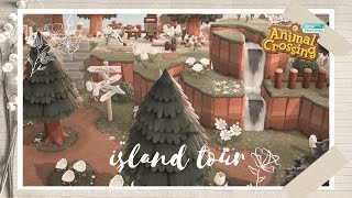 My Cottagecore Island Tour  Animal Crossing New Horizons [upl. by Mame]