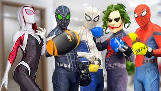 PRO 4 SPIDERMAN amp SPIDERGIRL  New JOKER SuperHero Suit So Good  Comedy Action Video [upl. by Naeloj]