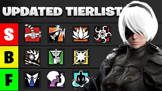 UPDATED BEST Rainbow Six Y8S3 Operator Tierlist [upl. by Oiruam851]