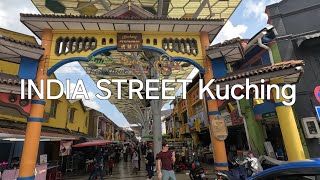 Kuching walking tour INDIA STREET on DEEPAVALI DAY🌸Sarawak latest✌️ [upl. by Levins774]