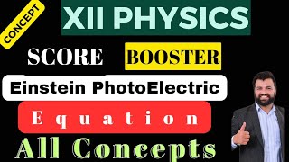 Einsteins Photo Electric EquationAll Graphs amp Concepts NB Sir [upl. by Toogood]