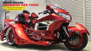 The Goldwing Red Trike Stands as A Symbol of Touring Luxury  2023 Honda Goldwing Red Trike [upl. by Rie]