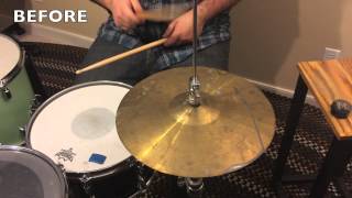 How to Make Your Cheap Cymbals Sound Amazing [upl. by Aicargatla]