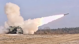 Multiple Launch Rocket System US Army • M270 MLRS [upl. by Enirhtak]