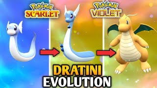 How To Evolve Dratini Into Dragonair And Dragonite In Pokemon Scarlet And Violet  Paldea Pokedex [upl. by Armillda]