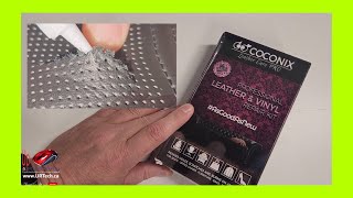 EASY Patch Leather Tear for Under 25 with Coconix Leather and Vinyl Repair Kit [upl. by Chor]