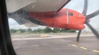 Firefly ATR72500 FY3125 Takeoff from Singapore Seletar [upl. by Ecila918]