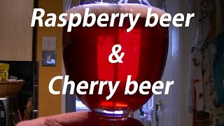 Making Rasberry Beer and Cherry Beer  embarkation to libation [upl. by Peltz639]