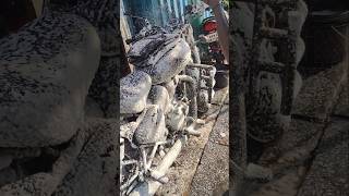 Bike diesel wash bikemechanic shortvideo automobile bullet350 royalenfield ktm mt15 r15v3 [upl. by Giesecke]