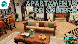 APARTAMENTO de SOLTERO âœ¨ðŸ’”  Los Sims 4 Viva el amor ðŸ’—  Speed Build ðŸ¡  Fer Jeans [upl. by Luciana370]