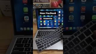 New MacBook Accessories Unboxing case and keyboard cover for MacBook Air M1 [upl. by Faunia]