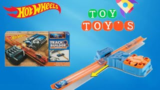 Lanzador Hot Wheels Track Builder  REVIEW [upl. by Ryter583]