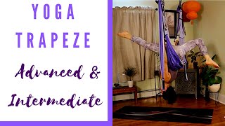 Yoga Trapeze IntermediateAdvanced Flow [upl. by Ahsatal405]