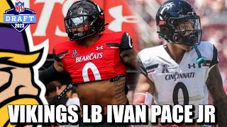 Minnesota Vikings UDFA Profile Cincinnati LB Ivan Pace Jr [upl. by Olpe]