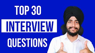 Fresher CA Interview Questions  HR Round Questions  30 Most Asked Interview Questions and Answers [upl. by Alah573]