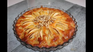 Gâteau au yaourt extramœlleux à la pomme et noix [upl. by Annawak]