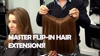 How To Use Flip In Hair Extensions [upl. by Linnette]