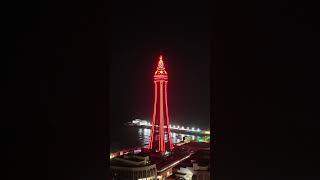 Blackpool tower in uk ytshorts travelvlog [upl. by Ellora]