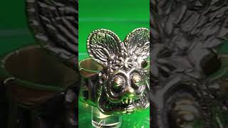 Rat Fink Mazoooma Brass Ring Available on June 29th 2024 [upl. by Enenaej]