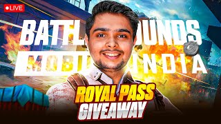 Free ROYAL PASS GIVEAWAY 🔥 Maxing Out New RP in New BGMI 34 Update  BGMI LIVE w BIXI OP [upl. by Post]