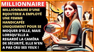 UNE MILLIONNAIRE HUMILE UNE FEMME HANDICAPÉE MAIS CE QUE ELLE VOIT APRÈS LES CHOCS TOUT LE MONDE [upl. by Ayikur]