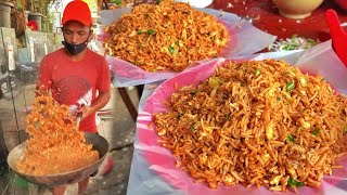 Yummy  Toofani EGG Fried Rice of Mumbai  मुंबई का ज़ायकेदार अंडा फ्राइड राइस  Indian Street Food [upl. by Wadell]