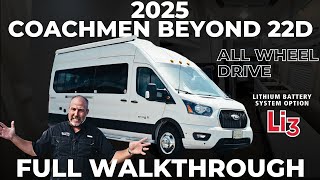 2025 Coachmen Beyond 22D Class B RV  All Wheel Drive amp Li3 Lithium Package FULL WALKTHROUGH 🚐 [upl. by Padriac372]