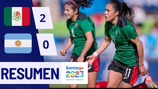 SON MÁS QUE ARGENTINA  VAN POR EL ORO  MEXICO VS ARGENTINA FEMENIL RESUMEN PANAMERICANOS 2023 [upl. by Eleda]