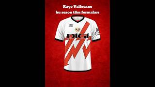 Rayo Vallecano bu sezon tüm formaları [upl. by Annawit22]