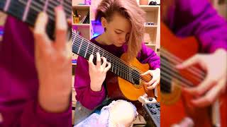 Apeirophobia on 10 string classical guitar Animals as Leaders [upl. by Naletak]