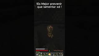 es mejor prevenir que lamentar minecraft memesgraciosos viralshort viralvideo [upl. by Gobert]