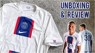 202223 PSG Match third jersey DriFIT ADV Unboxing amp Review [upl. by Bevus]