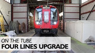 London Underground Four Lines Upgrade [upl. by Obed]