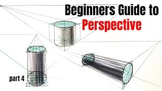 How to Draw Ellipses and Cylinders In Perspective [upl. by Nickey]