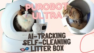 🐾 NEWEST selfcleaning litter box PETKIT PUROBOT ULTRA Review [upl. by Groot]