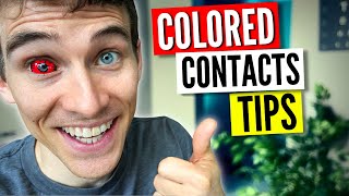 Watch BEFORE you buy 7 Tips for COLORED Contacts [upl. by Deys]