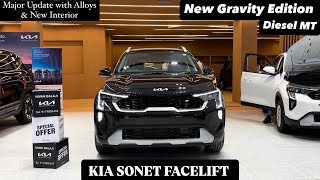 New Kia Sonet Gravity Edition 2024 Diesel MT  NEW VARIANT WITH MAJOR UPDATES  Full review 😍🔥 [upl. by Carmel]