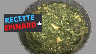 EPINARDSRecette Epinards na mbisi yakokaukaEpinards legume vert [upl. by Donny]