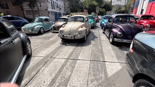 Caravana del Día Mundial del Vocho en Ciudad de México I 😱🚘 🇲🇽 [upl. by Philomena]